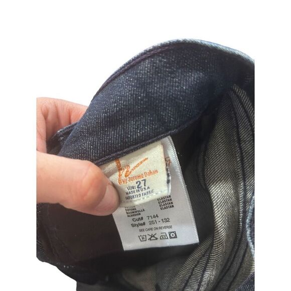 Citizens of Humanity High Rise Wide Leg Stretch Jerome Dayan Dark Wash Size 27 - Picture 10 of 16